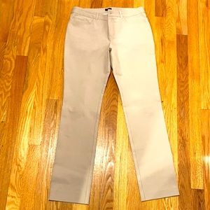 Tan stretchy jean straight leg pants😍